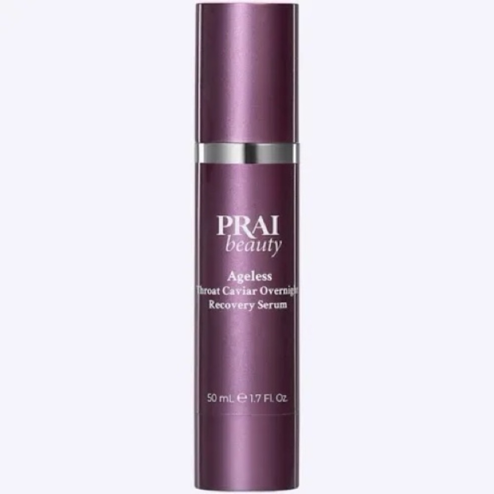 ✨ PRAI Beauty Ageless Throat & Neck Caviar Overnight Recovery Serum | 1.7 oz